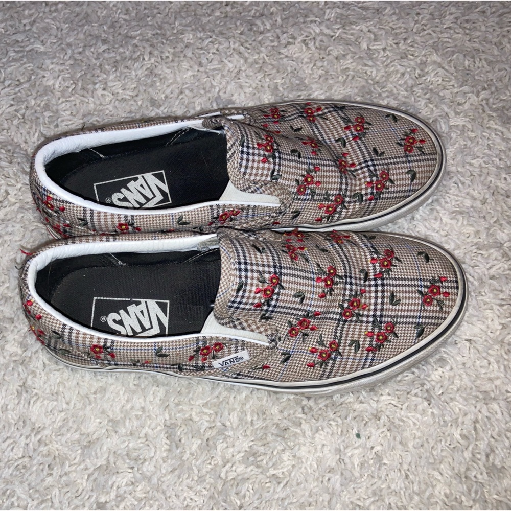 Floral Custom Vans